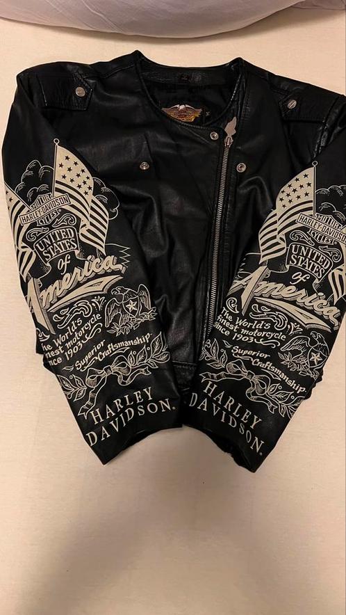 Vintage Harley Davidson leren motor dames jack