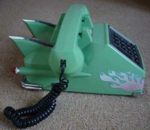 Vintage Hotrod Huistelefoon - goedwerkende