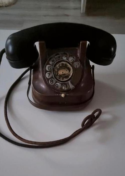 Vintage Koperen En Bakeliet - 1956 RTT - 56A telefoon