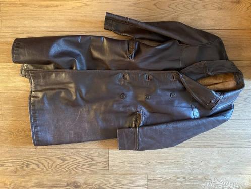 Vintage leren motorbrommersolex jas