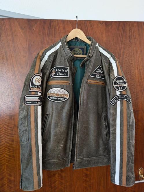 Vintage leren motorjas maat M, Limited Edition