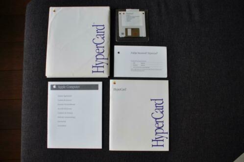 Vintage Macintosh Apple HyperCard Software NL