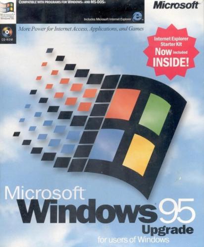 Vintage Microsoft Windows 95 Upgrade