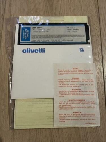 Vintage Olivetti software