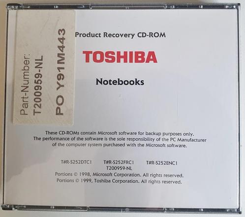 Vintage SoftwareToshiba Notebook 2520 Series