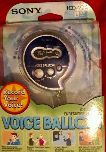 Vintage Sony IC Recorder Voice Balloon ICD-V21 Digital Voice