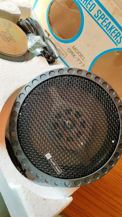 Vintage speakers Crystal Sound CRX-777 oldtimer Japanese car