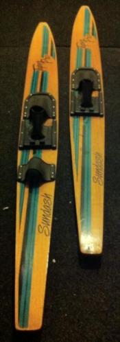 Vintage sundash taper pro wooden waterski039s