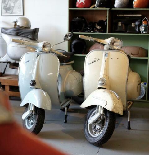 Vintage Vespa039s - De Vespa Garage