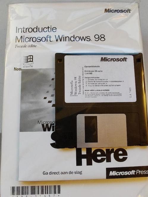 Vintage Windows98 SE Second Edition Dutch (CD-ROM  Diskette
