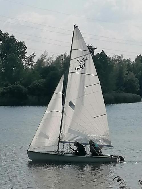 vintage zeilboot 470