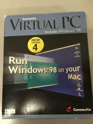 Virtual PC met Windows 98 voor Mac OS 9