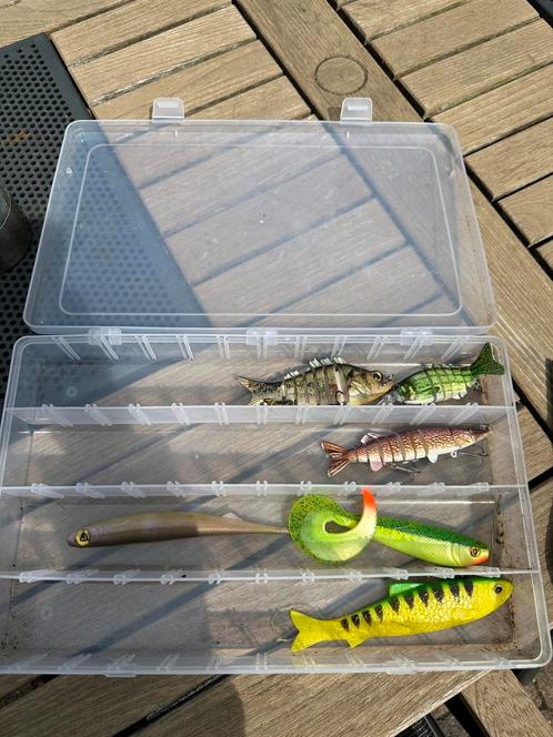 Visaasjes en tackle box