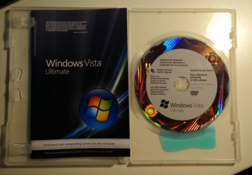 Vista Ultimate32bits,oem versie,gegarandeerd niet in gebruik