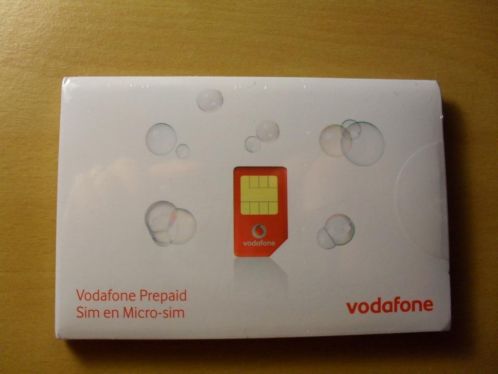 Vodafone prepaid simkaart