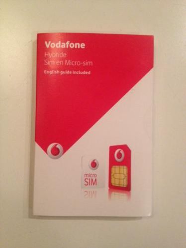 Vodafone sim en micro-sim