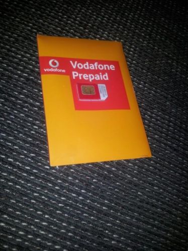 Vodafone sim kaart nieuw in verpakking