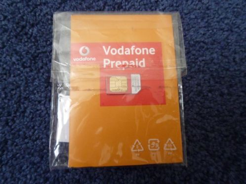 Vodafone Simkaart Prepaidkaart Met 10 Euro Beltegoed Nieuw
