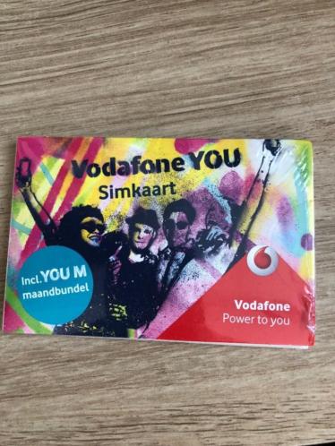 Vodafone You-M prepaid simkaarten