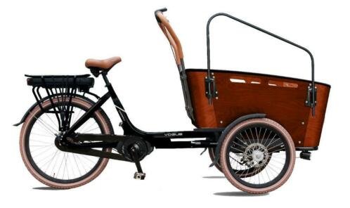 Vogue E-bike bakfiets Carry blackbrown Middenmotor 2020