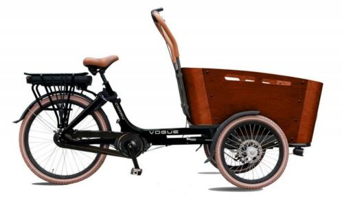 Vogue E-bike bakfiets Carry blackbrown Middenmotor Max Dri