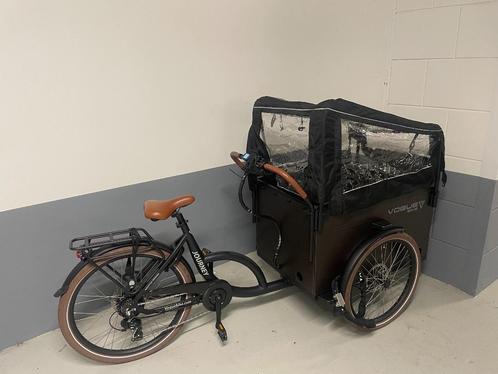 Vogue Journey elektrische bakfiets - incl. Slot amp Regenhoes