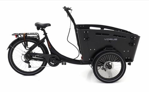 Vogue Superior 3 Zwart E-Bakfiets Gratis accessoires T.W.V.