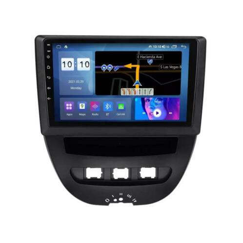 Voice control Android 11 9 Inch voor C1, Peugeot 107, Aygo