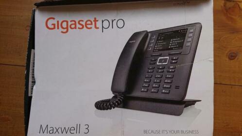 VoIP Gigaset Pro Maxwell 3 (zo goed als nieuw met voeding)