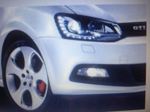 Vokswagen Polo 6R GTI xenon koplampen met LED compleet 6 R 