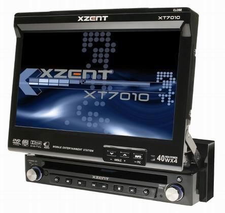 volautomatische klapscherm radiodvdaux met touchscreen