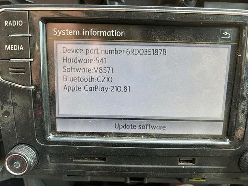 Volkswagen caddy radio met bt en apple carplay