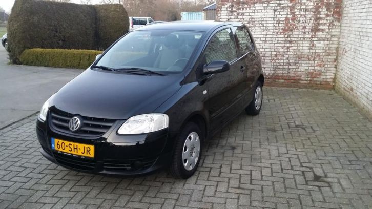 Volkswagen FOX 1.2 40KW 2006 Zwart, eerste eigenaar