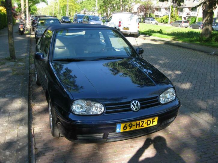 Volkswagen Golf 2.0 Cabriolet 85KW 2002 Blauw