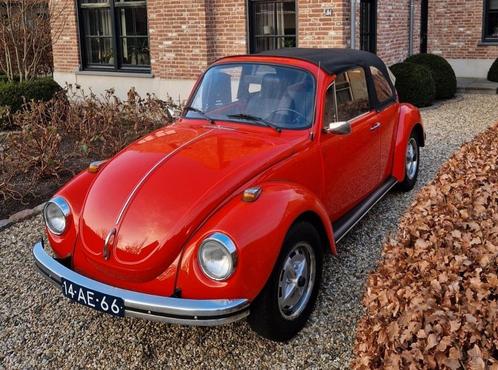 Volkswagen Kever Cabrio 135021 1973 Rood