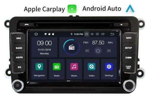 volkswagen navigatie dvd carkit android 10 met carplay dab