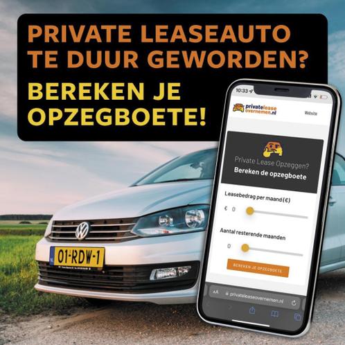 Volkswagen  Opzegboete  Private Lease Overnemen