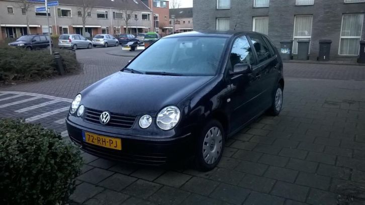 Volkswagen Polo 1.4 55KW 2005 Zwart Metallic