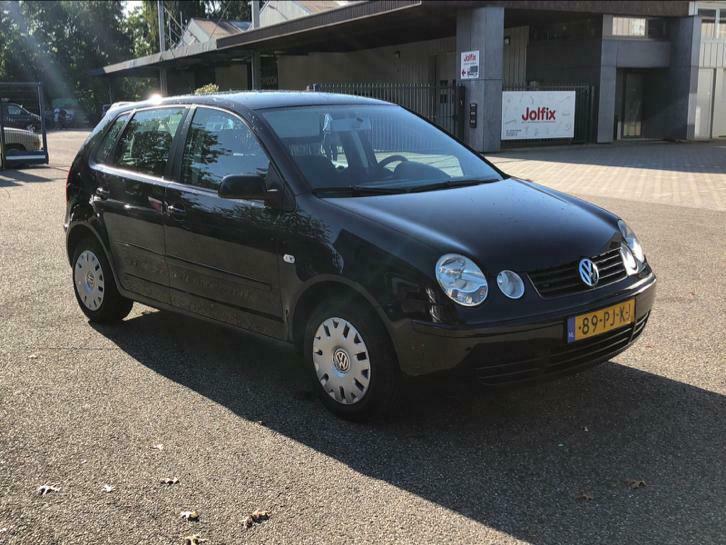 Volkswagen Polo 1.4 5DRS 2004 Zwart NAP APK AIRCO