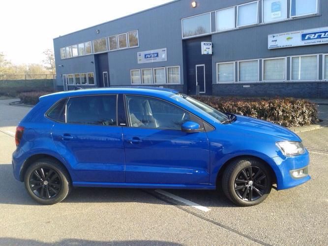 Volkswagen Polo 1.6 TDI 2011 Blauw Style AIRCO