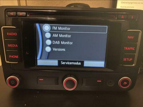 Volkswagen Rns 315 DAB  Bluetooth Navigatie met Code en GPS