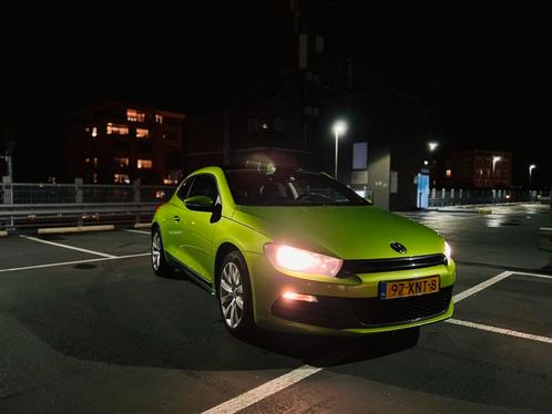 Volkswagen Scirocco lime green