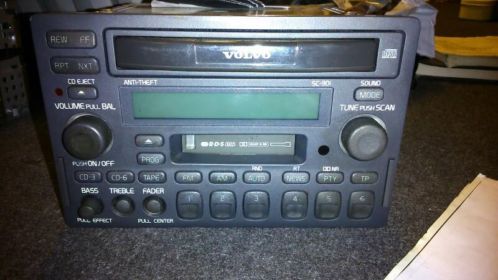 Volvo dubbel din dashboard radio cd wisselaar sc901