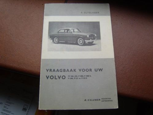 Volvo PV 544 210 P1800 P1200 121 122 S vraagbaak uit 1966