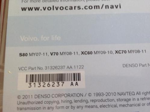 Volvo RTI DVD Europe 3 X