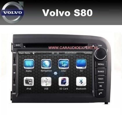 Volvo S80 radio navigatie DVD USB GPS Bluetooth pasklaar HD