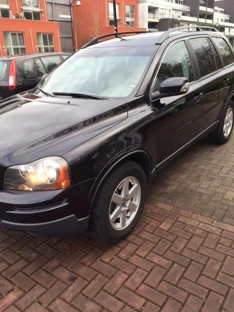 Volvo XC90 2.4 D5 2007 Zwart, 7-persoons, Navi, auto, leer