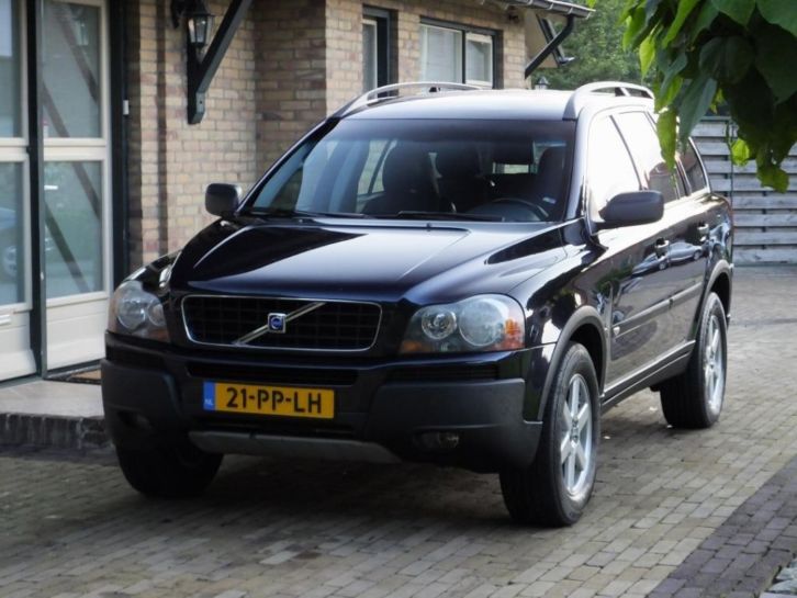 Volvo XC90 2.5 T Geartronic 2004 Blauw 7-persoonsLederNAP