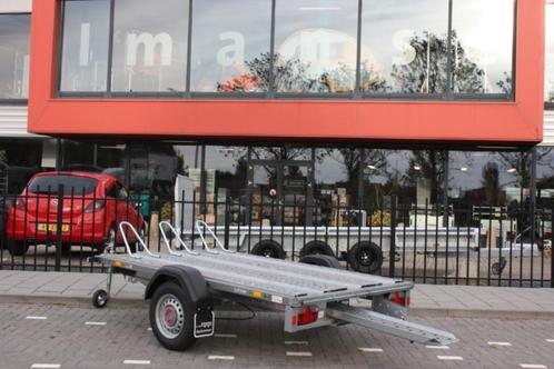 Voordelige motortrailer voor 1, 2 of 3 motoren uit voorraad