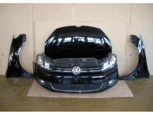 Voorkop  neus Volkswagen golf 6 2.0 TDI zwart metallic LC9X